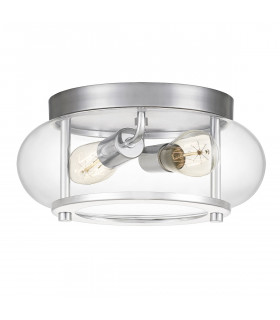 Quoizel Trilogy Cylindrical Ceiling Light Polished Chrome IP44-1