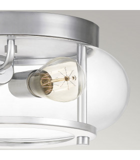 Quoizel Trilogy Cylindrical Ceiling Light Polished Chrome IP44-2