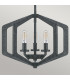 Quoizel Vanguard Wire Frame Pendant Ceiling Light Old Black-2