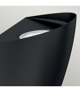 Vendela Outdoor Flush Wall Lamp Black 3000K IP65-2
