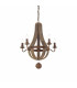 Millennium 5 Light Ceiling Pendant Brown
