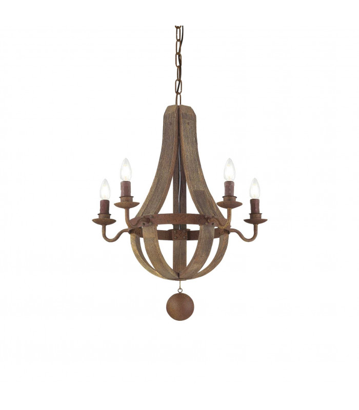 Millennium 5 Light Ceiling Pendant Brown