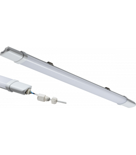 Knightsbridge TorlanECO Fast Fix 230V IP65 2FT 720mm 18W LED Batten - 5700K - TORE5K18-1