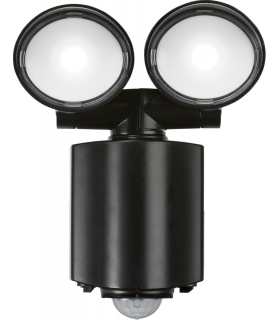 Knightsbridge 230V IP55 Twin Spot LED Security Light - Black - FL16ABK-1