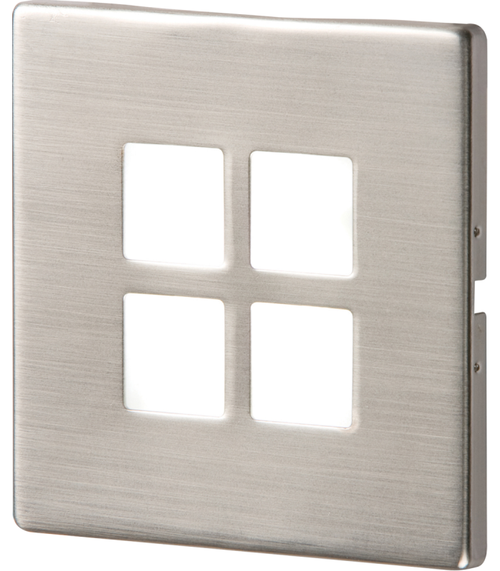 Knightsbridge 230V IP20 1W Stainless Steel Recessed LED Wall Light - NH025AW-1