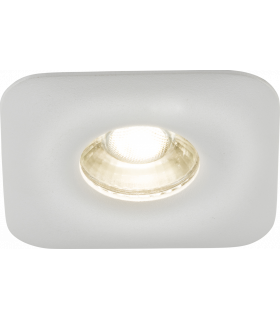 Knightsbridge Odina Single Fixed Square Downlight White - ODA1FSW-1