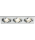 Knightsbridge Ambar Tri Tilt Square Downlight Brushed Chrome - AMA3TSBC-1