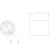 Knightsbridge Oran Surface Tilt Round Downlight White - ORA1TRW-2