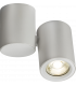 Knightsbridge Dee Single Surface Adjustable Round Spotlight White - DEA1TRW-1