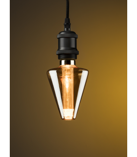 Knightsbridge LUNA 230V 3W ES LED Cone Retro Lamp 1800K - LU3ACO