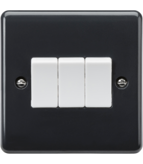 Knightsbridge 10AX 3G 2-way plate switch [Part M Compliant] - PM4000-1