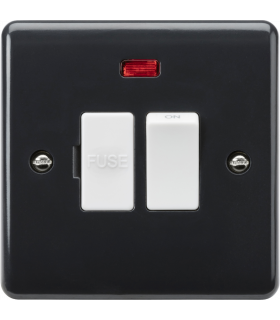 Knightsbridge 13A switched fused spur with neon [Part M Compliant] - PM6300N-1