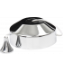Knightsbridge 1-way 10-150W (5-100W LED) Trailing edge pull cord dimmer switch - polished chrome - 8301PC-1