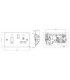 Knightsbridge 45A DP Switch and 13A switched socket with neons - pearl with white insert - FPR83MNPLW-2