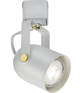 Knightsbridge 230V GU10 Track Spotlight - White - TRKSP9AW-1