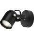 Knightsbridge 230V GU10 Single Spotlight - Matt Black - CSPT1BK-1