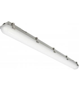 Knightsbridge 230V IP65 IK08 4ft Selectable 19W/37W CCT Adjustable ST Emergency Non-Corrosive - TORCWST4-1