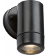 Knightsbridge EAMON - 230V IP54 GU10 Polycarbonate Single Wall light - Black - EA1BK-1
