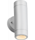 Knightsbridge EAMON - 230V IP54 GU10 Polycarbonate Up/Down Wall light - White - EA2W-1
