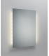 Knightsbridge Battery Operated IP44 LED Edge Lit Bathroom Mirror - MLBA6045E-1