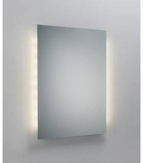 Knightsbridge Battery Operated IP44 LED Edge Lit Bathroom Mirror - MLBA6045E-1