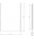 Knightsbridge Battery Operated IP44 LED Edge Lit Bathroom Mirror - MLBA6045E-2