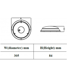 Knightsbridge 230V IP54 14W IP54 LED Bulkhead with Emergency 4000K - BL12ALEDEM-2