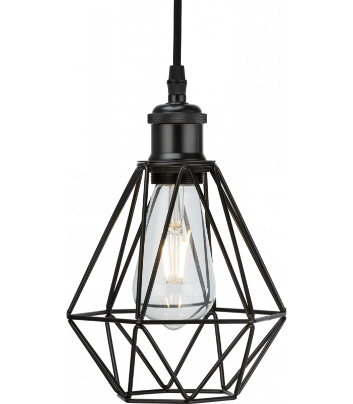 Knightsbridge Pendant Cage - Matt Black - CAG1MB-1