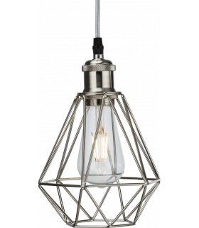 Knightsbridge Pendant Cage - Brushed Chrome - CAG1BC-1