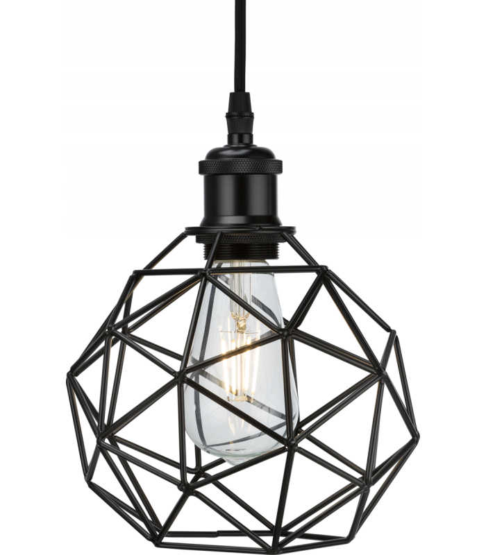 Knightsbridge Pendant Cage - Matt Black - CAG2MB-1