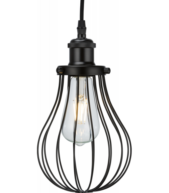 Knightsbridge Pendant Cage - Matt Black - CAG3MB-1