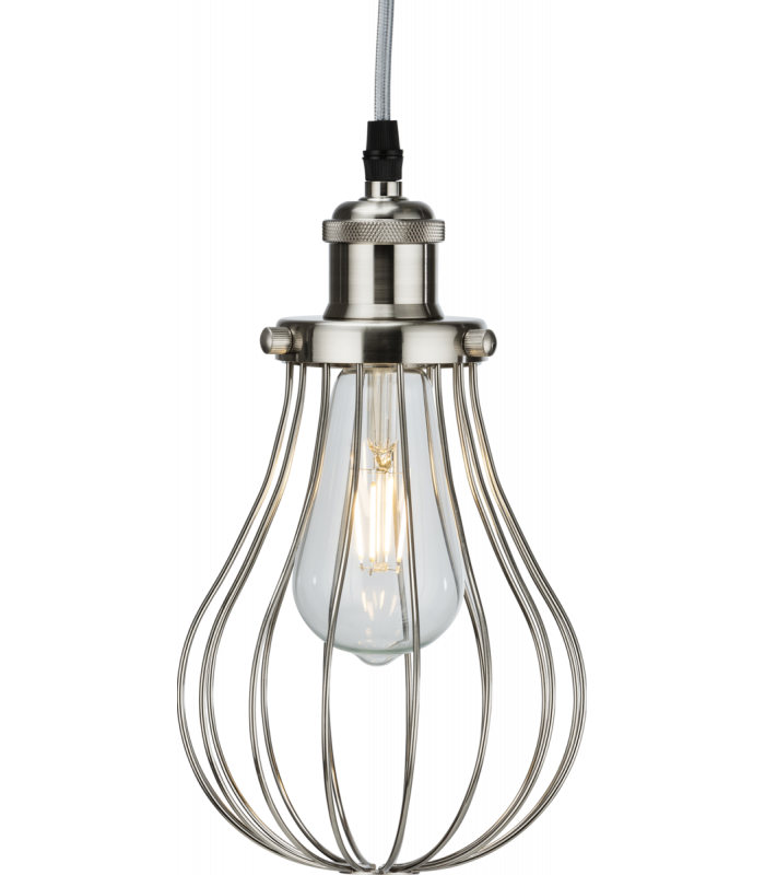 Knightsbridge Pendant Cage - Brushed Chrome - CAG3BC-1