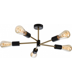 Knightsbridge SENA - 230V IP20 E27 5 Light Ceiling Pendant - SE5P-1