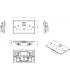 Knightsbridge 13A 2G DP switched socket with night light function - CU9NL-2