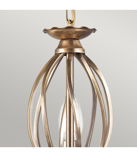 Aegean 5 Light Chandelier Aged Brass Finish E14-2