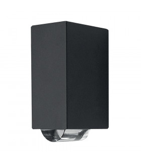 Agner LED 2 Light Outdoor Wall Light Graphite IP54-1
