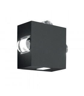 Agner LED 4 Light Outdoor Wall Light Graphite IP54-1