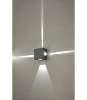 Agner LED 4 Light Outdoor Wall Light Graphite IP54-2