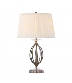 Aegean 1 Light Table Lamp Aged Brass E27-1