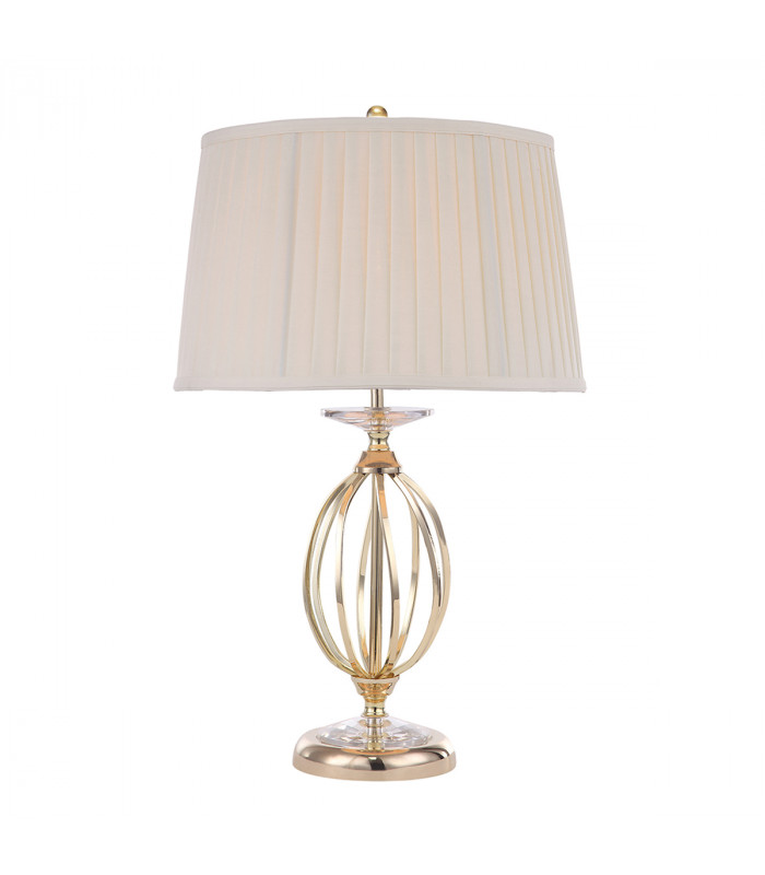 Aegean 1 Light Table Lamp Polished Brass E27-1