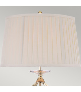 Aegean 1 Light Table Lamp Polished Brass E27-2