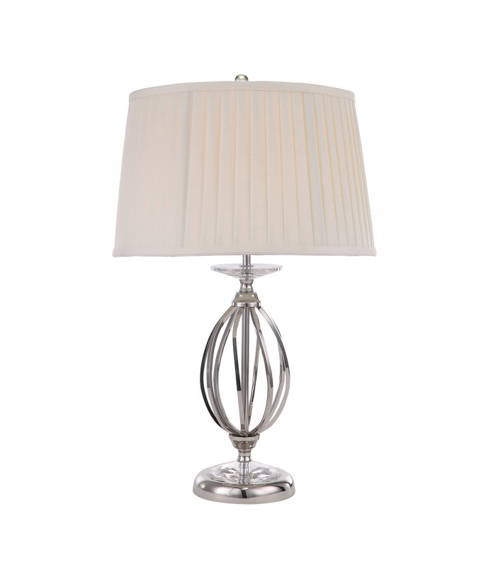 Aegean 1 Light Table Lamp Polished Nickel E27-1