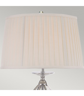 Aegean 1 Light Table Lamp Polished Nickel E27-2
