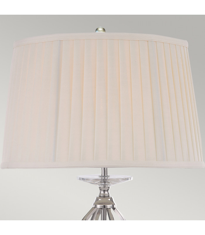 Aegean 1 Light Table Lamp Polished Nickel E27-2