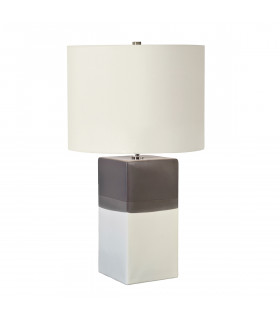 Alba 1 Light Table Lamp Cream E27-1