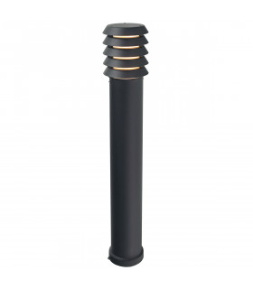 Alta 1 Light Large Outdoor Bollard Light Black IP65 E27-1