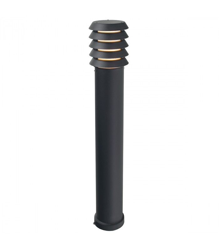 Alta 1 Light Large Outdoor Bollard Light Black IP65 E27-1
