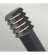 Alta 1 Light Large Outdoor Bollard Light Black IP65 E27-4