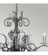 Amarilli 15 Light Candle Pendant Black Silver-2