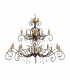 Amarilli 15 Light Candle Chandelier Bronze-1